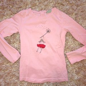 Wheat Girls Long Sleeve T - size 10